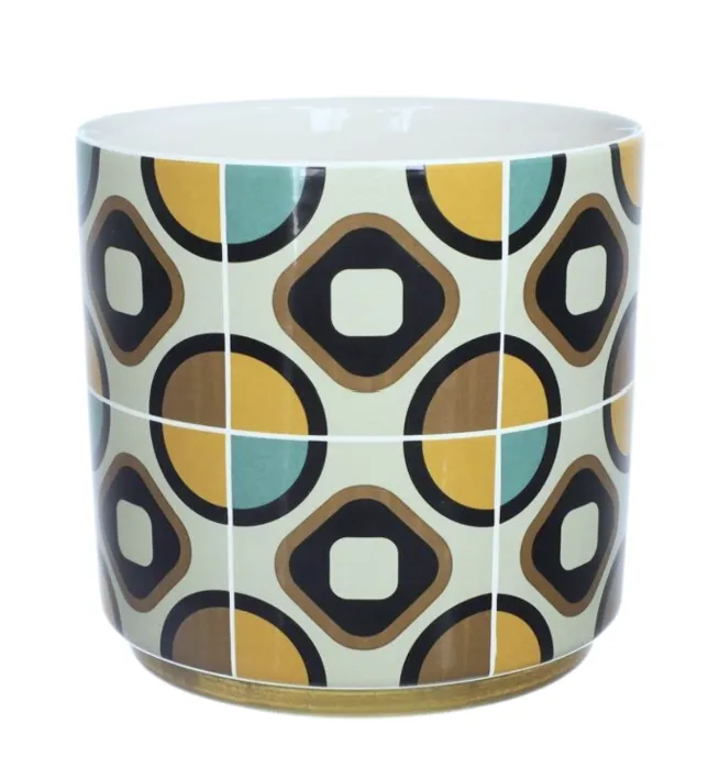 Bloempot Retro (S, roos)